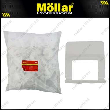 BISON 20317 Alat Perata Keramik 2 mm Set 100 pcs Tile Leveling Clip