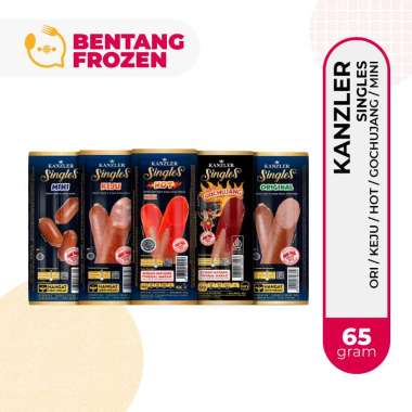 SOSIS KANZLER SINGLES / KANZLER SINGLES ORIGINAL MINI 65GR HOT