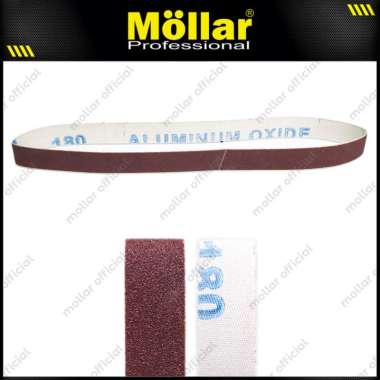MOLLAR Grit 180 Mata Amplas Sabuk Adaptor Belt Sander Gerinda - Satuan