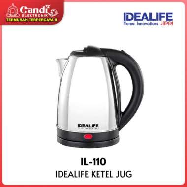IDEALIFE - ELECTRIC KETTLE/ TEKO LISTRIK 1.8 LITRE IL-110 SILVER