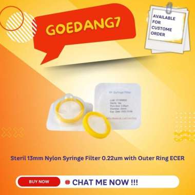 Steril 13mm Nylon Syringe Filter 0.22um with Outer Ring ECER