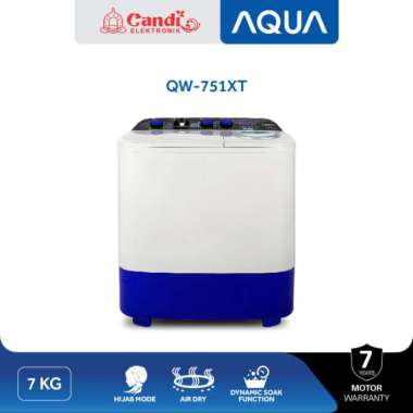 AQUA MESIN CUCI 2 TABUNG 7 KG AQUA QW-751XT