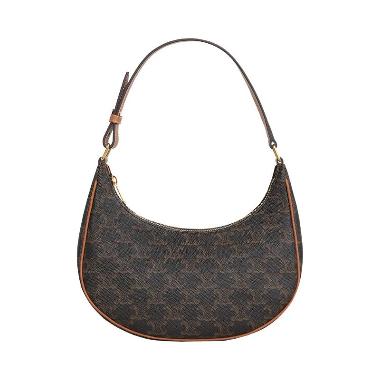 Celine Ava Bag in Triomphe Canvas Tan