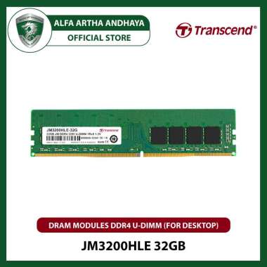 Transcend U-DIMM JETRAM DDR4 3200 [DESKTOP RAM] 32GB-JM3200HLE