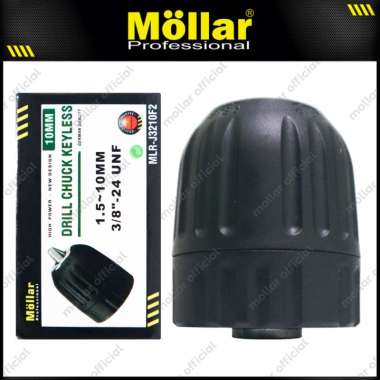 MOLLAR J3210F2 Kepala Bor Keyless 10 mm Cordless Drill Chuck Mesin