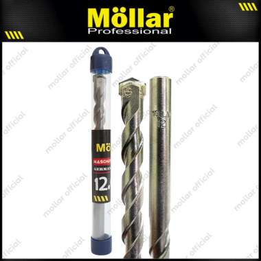 MOLLAR Mata Bor Beton 12 mm Tembok Impact Drill Bit 12mm - Satuan