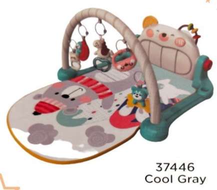 Right Start Double Sided Piano Gym Musical Mat - Mainan Karpet Playgym Baby Mat Anak Bayi Lampu Lagu