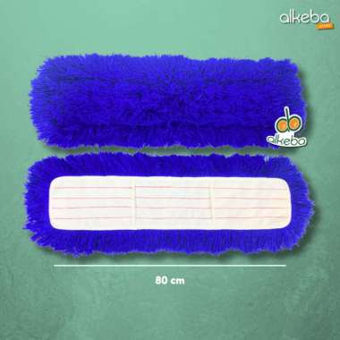 Kain Refill Lobby Duster 80 cm acrylic Premium - kain loby garis merah