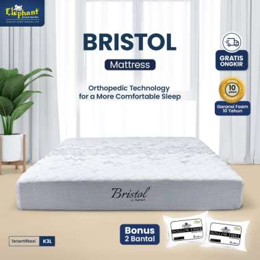 Elephant Springbed Kasur Bristol Tanpa Per / Matras Only 120 x 200 Coklat