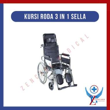 Kursi Roda 3 In 1 Sella KY609 GC / Alat Bantu Jalan