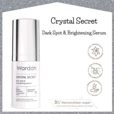 WARDAH CRYSTAL SECRET DARK SPOT & BRIGTENING SERUM 20ML kemasan baru ORIGINAL Wardah Serum White Sec