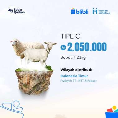 Human Initiative Qurban Progresif 1 Ekor Kambing / Domba