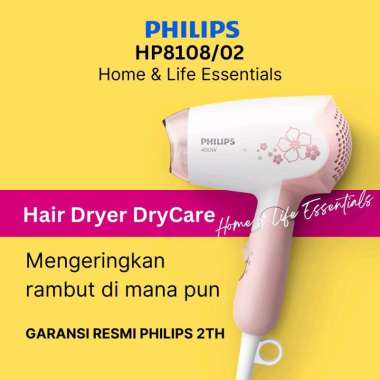 Philips Hair Dryer HP8108 Pengering Rambut hairdryer philips hp 8108 HP8108 + Sisir 400watt