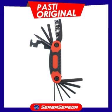 United 15 In 1 Toolset Sepeda Merah