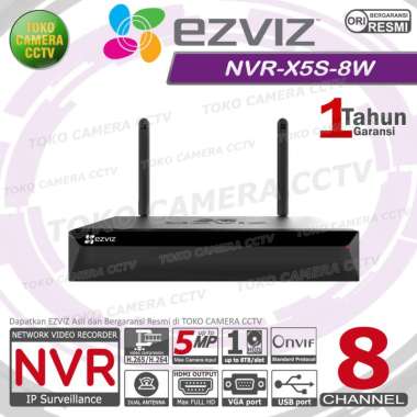 NVR WIFI WIRELESS EZVIZ X5S 8W 8CH NVR EZVIZ 8 CHANNEL