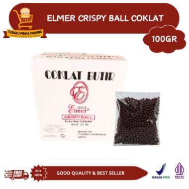 ELMER CRISPY BALL COKLAT REPACK 1 ONS