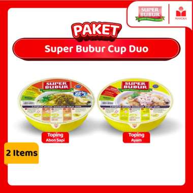 SUPER BUBUR Cup Duo Bubur Instan