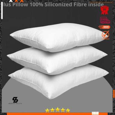 BANTAL TIDUR HOTEL SILICONE UKURAN BIG ISI HOLLOW SILICONIZED FIBER