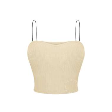 You’ve (YouHave) Tanktop Tali Spaghetti Tank Top Wanita Tali Tipis Busa Bra Sport Bra 100053 Yellow