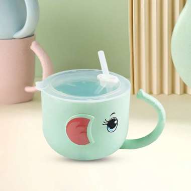 SK-C381 C382 Gelas Jerami Mug / Gelas Minum Anak Anti Tumpah Bahan Jerami / Baby Cup / Cangkir Anak 