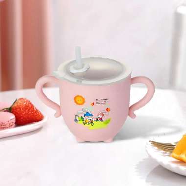 ONE-C381 C382 Gelas Jerami Mug / Gelas Minum Anak Anti Tumpah Bahan Jerami / Baby Cup / Cangkir Anak