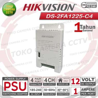 POWER SUPPLY HIKVISION 4 KAMERA ADAPTOR CCTV 4 KAMERA HIKVISION
