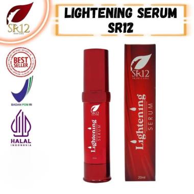 SR12 LIGHTENING SERUM / SERUM ANTI KERUTAN DAN FLEK HITAM / SERUM PEMUTIH WAJAH BPOM / MEMUTIHKAN WA