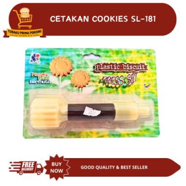 CETAKAN COOKIES SL-181 / cetakan kue kering / cetakan motif bunga / cetakan bunga