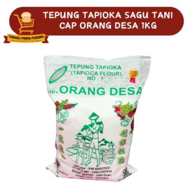TEPUNG TAPIOKA SAGU TANI - BUMI KENCANA - CAP ORANG DESA 1 KG