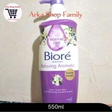 BIORE Relaxing Aromatic Sabun Mandi Cair Botol Pump 550ml