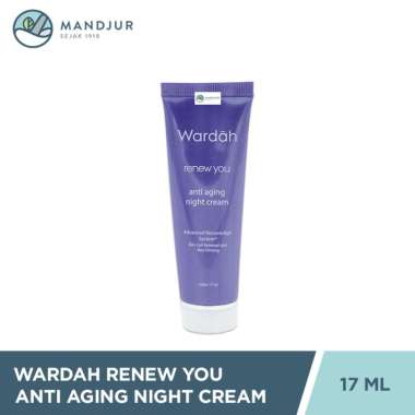 Wardah Renew You Anti Aging Night Cream 17 mL - Pelembab Anti Penuaan