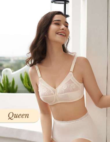 Wacoal Queen IB 2092 - Full Cup - Non Wire - Cut & sew 90C Hitam