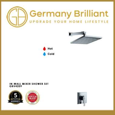 Germany Brilliant Shower Kamar Mandi Air Panas Dingin GBV4209