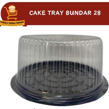 TRAY BUNDAR UKURAN 28 / dos kue / mika tart