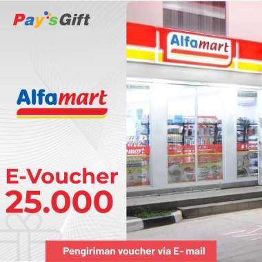 [Paysgift] Voucher Digital Alfamart Value Rp 25.000 promo