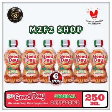 Promo Harga Good Day Coffee Drink Originale Cappucino 250 ml - Blibli