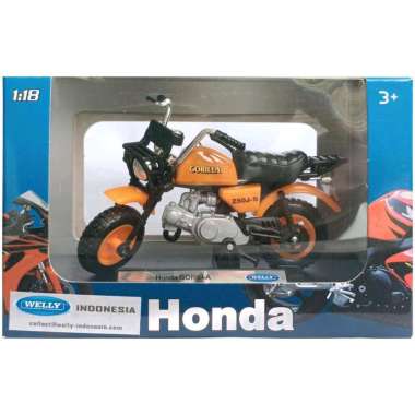 Welly Honda Gorilla Mainan Motor Motoran Jagat Diecast Jagat_Diecast Skala [1:18]