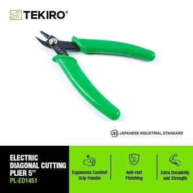 TANG POTONG ELEKTRONIK 5 INCH TEKIRO / ELECTRONIC DIAGONAL CUTTING PLIERS ORIGINAL - TANG KABEL LANC