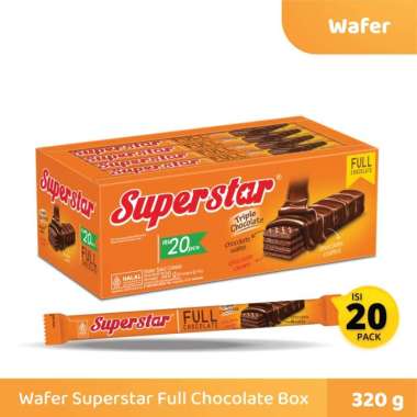SuperStar Ful Chocolate Triple Chocolate Wafer [20 Pcs / 1 Box]