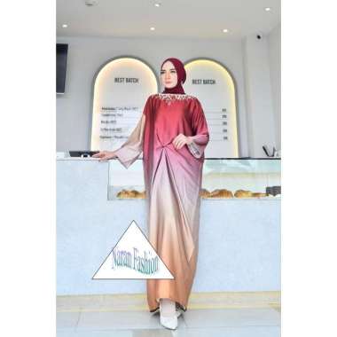 KP1 Baju Kaptan Wanita Kaftan Remaja Modern Baju Pesta Lebaran MOTIF 5
