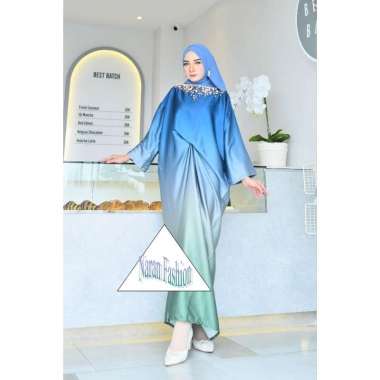 KP1 Baju Kaptan Wanita Kaftan Remaja Modern Baju Pesta Lebaran MOTIF 2