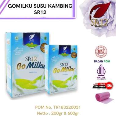 SR12 GO MILKU SUSU ETAWA TERBAIK / GOMILKU SUSU KAMBING KUALITAS PREMIUM / GOAT MILK SUSU BUBUK BPOM