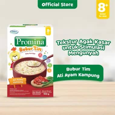 Promina 8+ Ati Ayam Kampung Bubur Tim 100 g