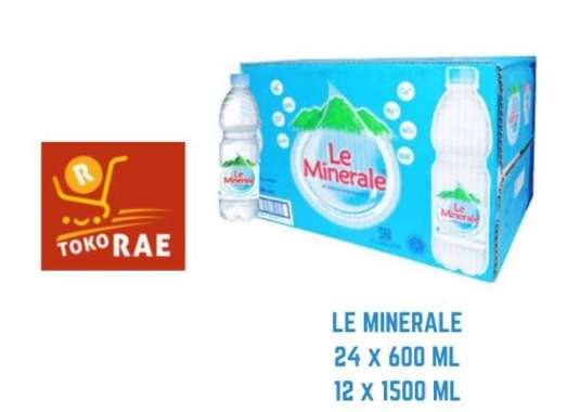 Le Minerale Botol kemasan 330ML, 600ML, 1500ML 1500ML