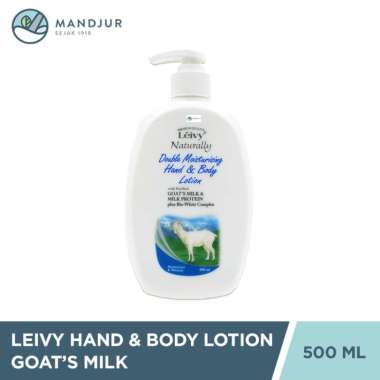 Leivy Hand and Body Lotion Goats Milk 500 mL - Melembapkan dan Mencerahkan Kulit