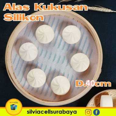 Tatakan Kukusan Silikon Siomay Dumpling / Alas Kukus / Tatakan Bakpao kotak d30