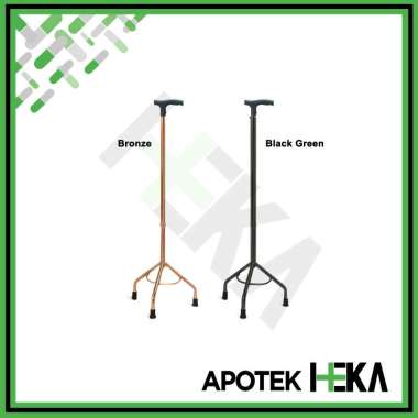 Tongkat Stick FS 926 GEA - Alat Bantu Jalan Kaki 3 Piramid Bronze