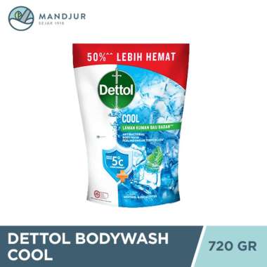 Sabun Mandi Cair Dettol ProFresh Cool 720 Gram - Dengan Kandungan Menthol Segar