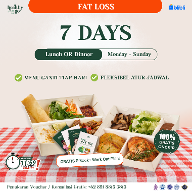 Fatloss - 7 DAYS Lunch OR Dinner (Monday - Sunday)