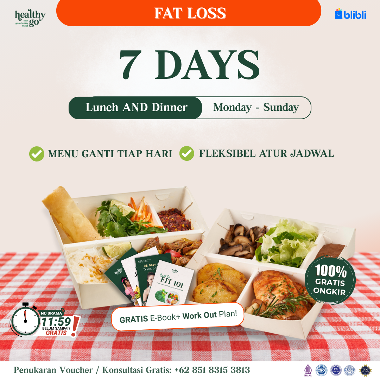 Fatloss - 7 DAYS Lunch AND Dinner (Monday - Sunday)